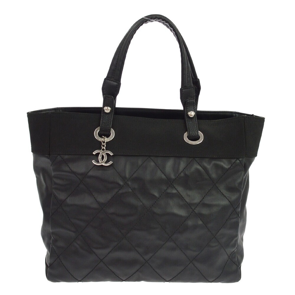 Chanel Biarritz Quilted Coated Canvas Small